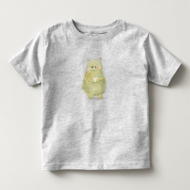Camiseta De Bebé Amigos de cumpleaños, monstruos divertidos (Anverso)
