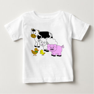 Camiseta De Bebé Amigos de Farmyard