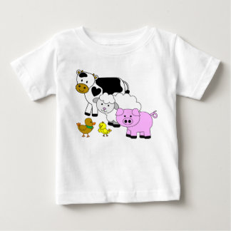 Camiseta De Bebé Amigos de Farmyard