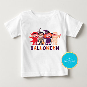 Camiseta De Bebé Amigos de Halloween