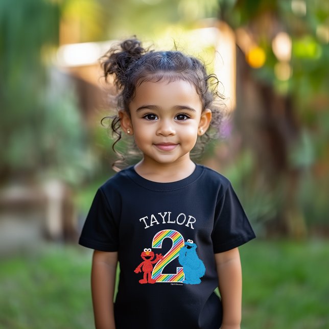 Camiseta De Bebé Amigos de la Calle Sesame Pizarra Arcoíris 2do Cum (Subido por el creador)