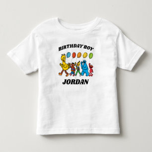 Camiseta De Bebé Amigos de la Calle Sésamo   Cumpleaños del niño