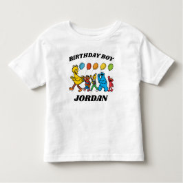 Camiseta De Bebé Amigos de la Calle Sésamo | Cumpleaños del niño cu