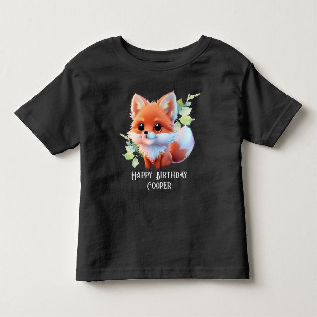 Camiseta De Bebé Amigos del bosque de animales de bosque dibujando  (Anverso)