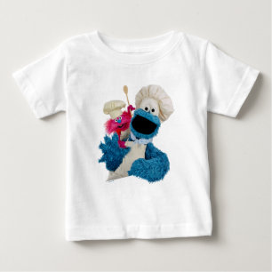 Camiseta De Bebé Amigos del Camión de Comida de Monster