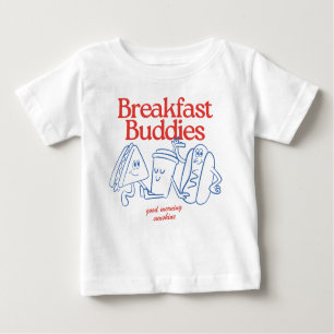 Camiseta De Bebé Amigos del desayuno