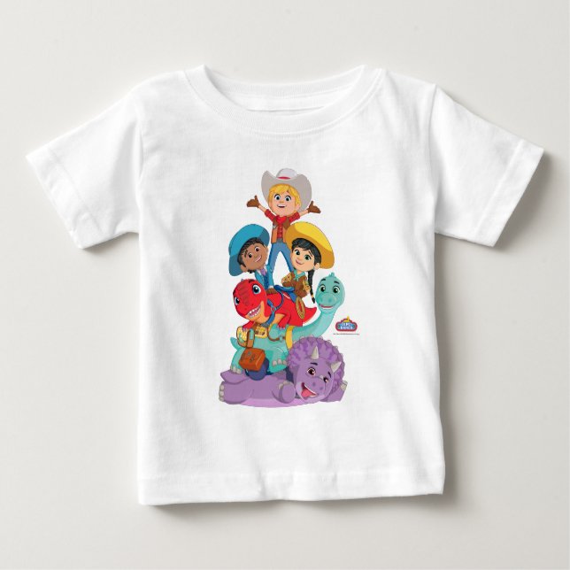 Camiseta De Bebé Amigos del Rancho Dino (Anverso)