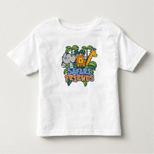 Camiseta De Bebé amigos del safari