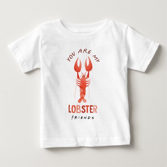Camiseta De Bebé AMIGOS™ | Eres Mi Gráfica De Acuarela De Lobster (Anverso)