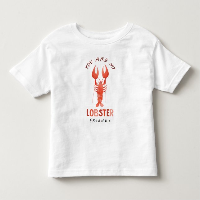 Camiseta De Bebé AMIGOS™ | Eres Mi Gráfica De Acuarela De Lobster (Anverso)