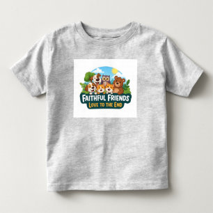 Camiseta De Bebé Amigos fieles: Amor al final