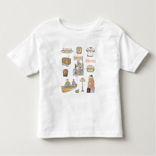 Camiseta De Bebé AMIGOS™   Iconos Personalizados