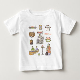 Camiseta De Bebé AMIGOS™   Iconos Personalizados