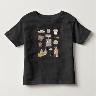 Camiseta De Bebé AMIGOS™   Iconos Personalizados 2