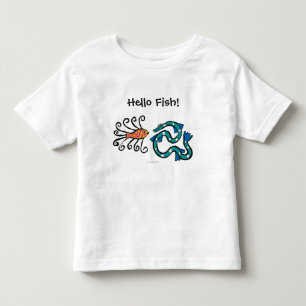 Camiseta De Bebé Amigos ilustrados coloridos de los pescados