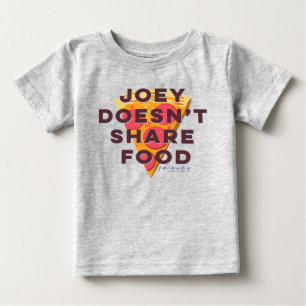 Camiseta De Bebé AMIGOS™   Joey no comparte comida - Pizza