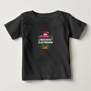 Camiseta De Bebé Amigos Navidades favoritos de electricidad regalo
