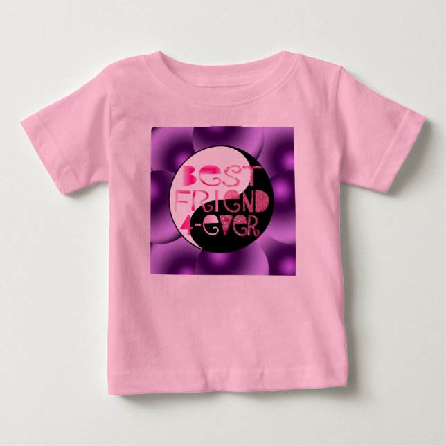 Camiseta De Bebé Amigos para siempre (Anverso)
