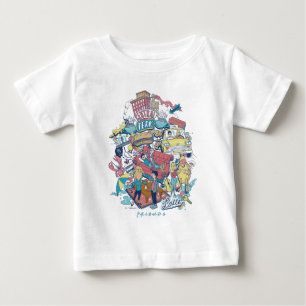 Camiseta De Bebé AMIGOS™   Personalizado Collage