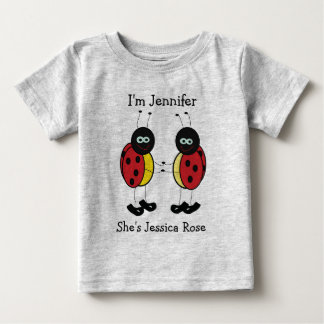 Camiseta De Bebé Amigos personalizados de los gemelos