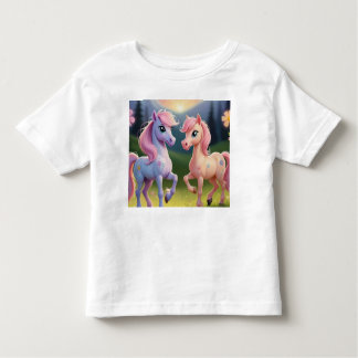 Camiseta De Bebé Amigos Poni