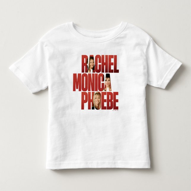 Camiseta De Bebé AMIGOS™ | Rachel, Monica y Phoebe (Anverso)