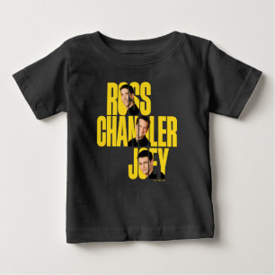 Camiseta De Bebé AMIGOS™   Ross, Chandler y Joey