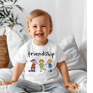 Camiseta De Bebé Amistad