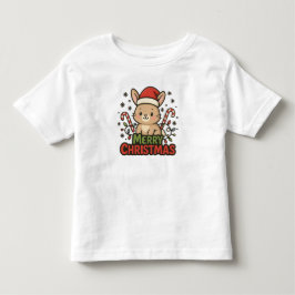 Camiseta De Bebé AMITA | Conejito Lindo Feliz Navidad