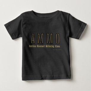 Camiseta De Bebé Ammo Apparel acrónimo estadounidense