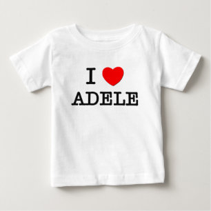 Camiseta De Bebé Amo a Adela