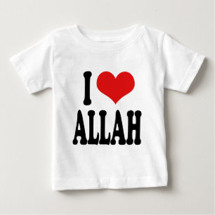 Camiseta De Bebé Amo a Alá