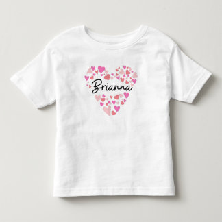 Camiseta De Bebé Amo a Brianna - corazones para Brianna