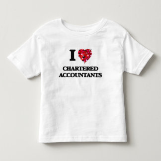 Camiseta De Bebé Amo a contables
