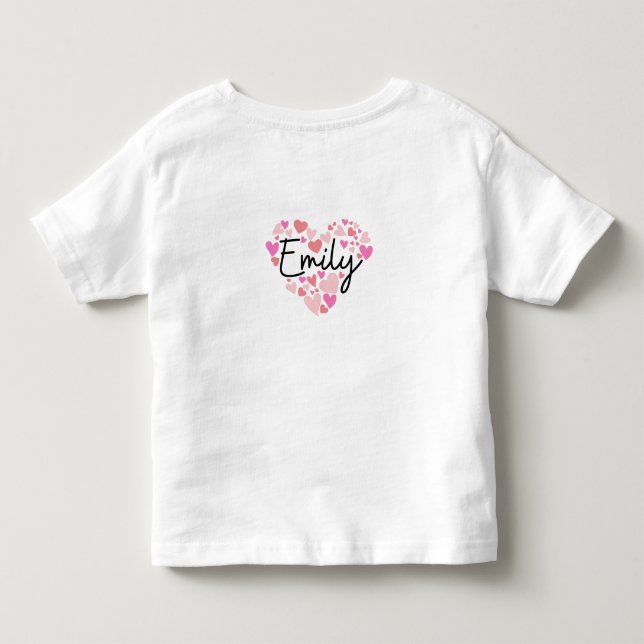 Camiseta De Bebé Amo a Emily (Reverso)