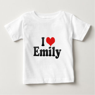 Camiseta De Bebé Amo a Emily