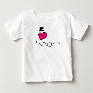 Camiseta De Bebé amo a la mamá