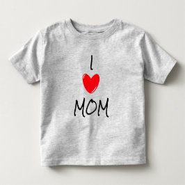 CAMISETA DE BEBÉ AMO A LA MAMÁ