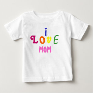 CAMISETA DE BEBÉ AMO A LA MAMÁ