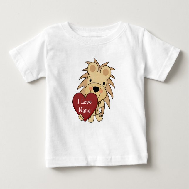 Camiseta De Bebé Amo a la tarjeta del día de San Valentín (Anverso)
