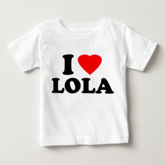 Camiseta De Bebé Amo a Lola