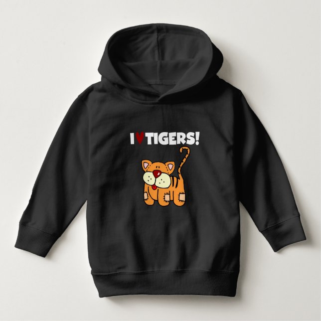 Camiseta De Bebé Amo a los Tigres (Anverso)