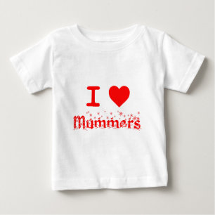 CAMISETA DE BEBÉ AMO A MÁSCARAS