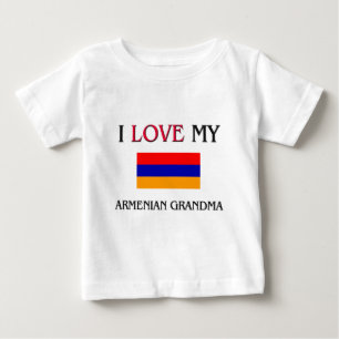 Camiseta De Bebé Amo a mi abuela armenia