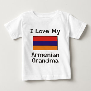 Camiseta De Bebé Amo a mi abuela armenia