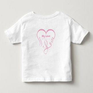 Camiseta De Bebé Amo a mi amor 🖤: Sigo enamorándome de ti
