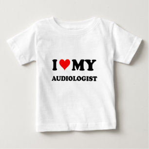 Camiseta De Bebé Amo a mi audiólogo