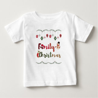Camiseta De Bebé Amo a mi familia, Navidades saludan a Navidades de