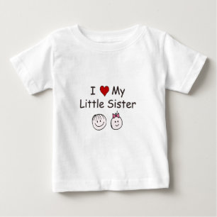 Camiseta De Bebé ¡Amo A Mi Hermana!