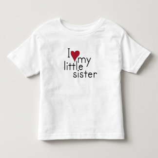 Camiseta De Bebé Amo a mi hermanita